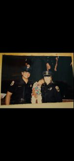Police Academy Graduation Badge Pinning